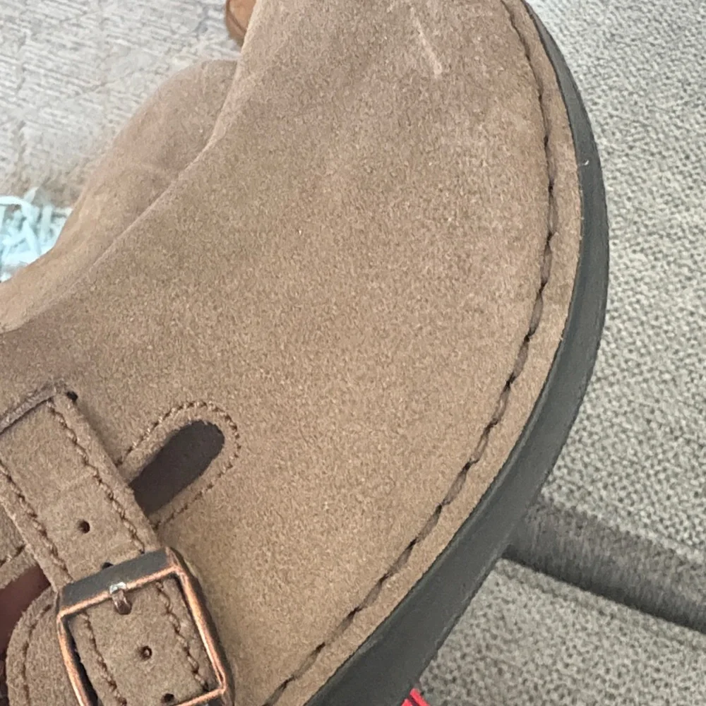 Birkenstock  Brown Suede Clogs - Picture 3 of 11